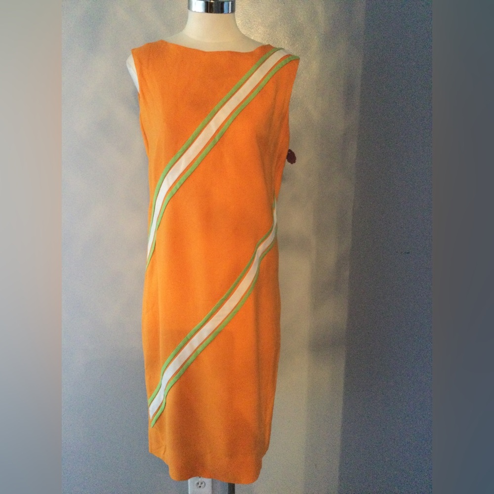 Vintage 1970's Harriette's Las Vegas scooter dress.